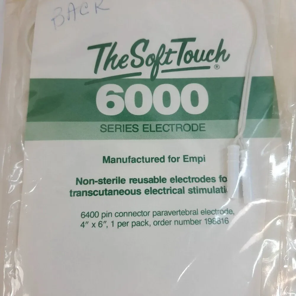 Empi set 2 The Soft Touch 6000 series Electrode 198816 4x6